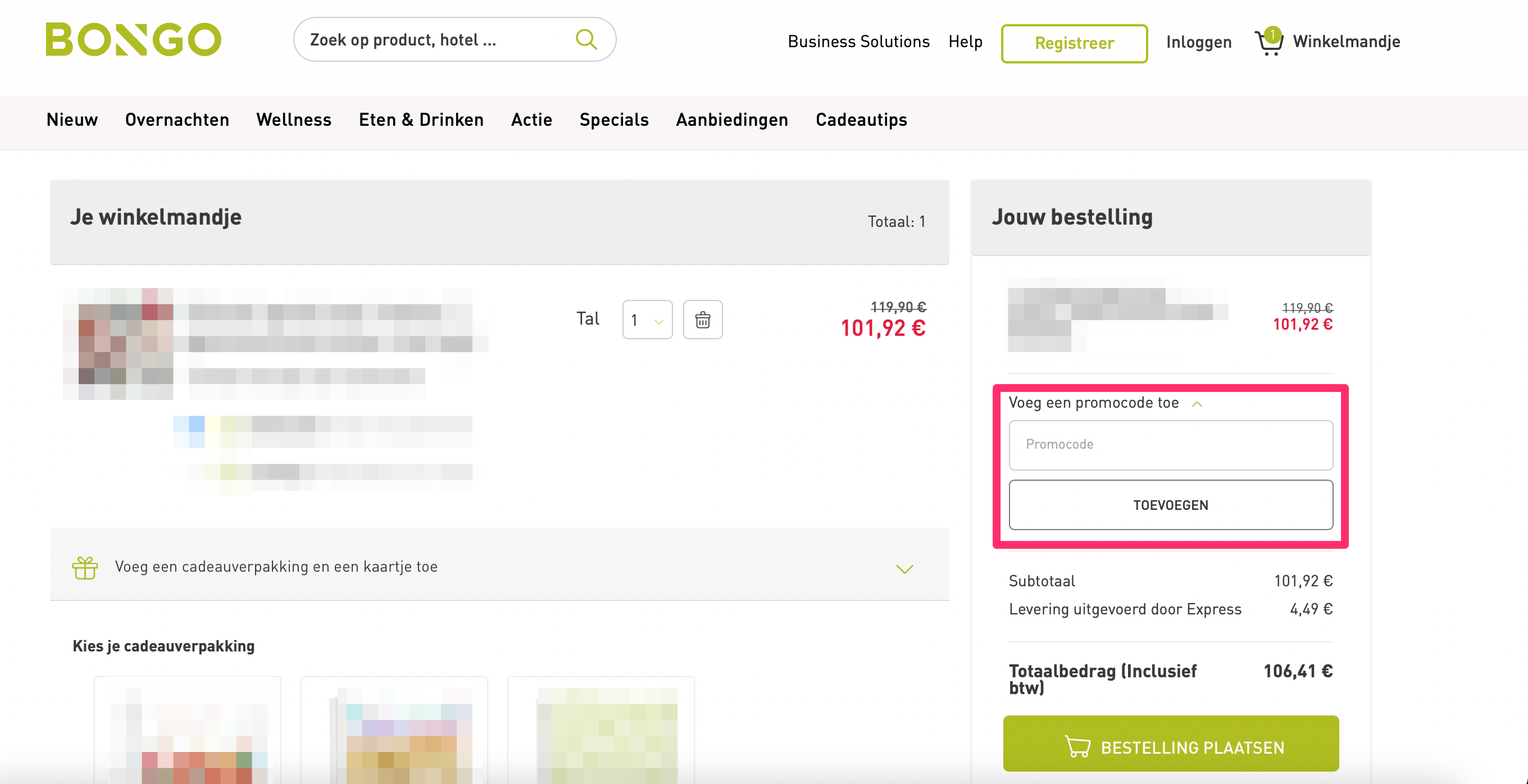Bongo kortingscode 15% / €4 korting - april 2026